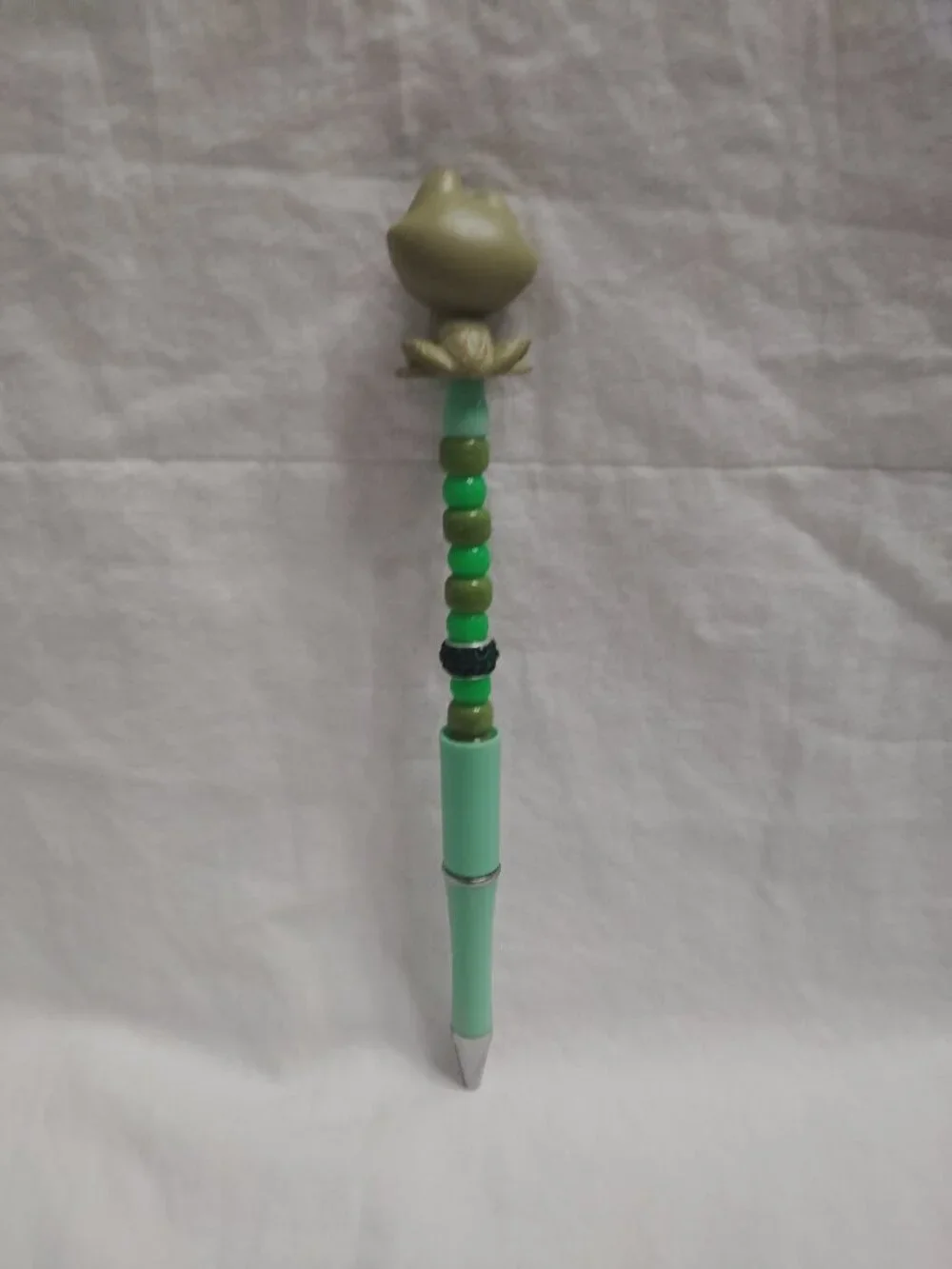 Disney Doorable Frog Prince Naveen Handmade Beaded Pen
